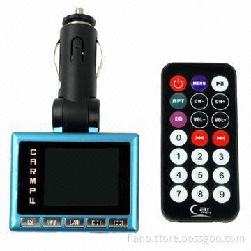 1.8-inch LCD Screen Car MP4 Player with FM Transmitter, Supports TF Card